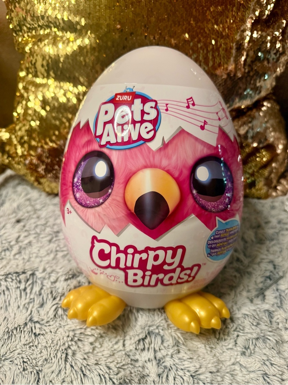 NEW ZURU Pets Alive Chirpy Birds Interactive Surprise Egg Toy - Speaks & Sings